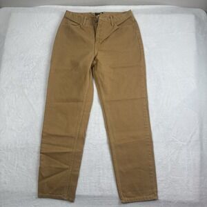VTG Guess Tan Khaki Jeans Denim Straight Leg Men's Waist 31" x 28" Inseam